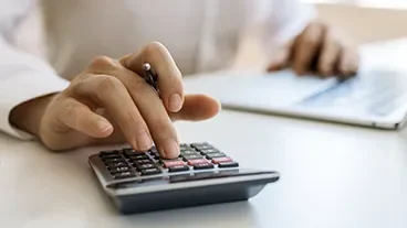 An Open University student researching their fees and funding options.